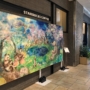 exhibited the live painting work at アトレ上野/JR Ueno station,2018